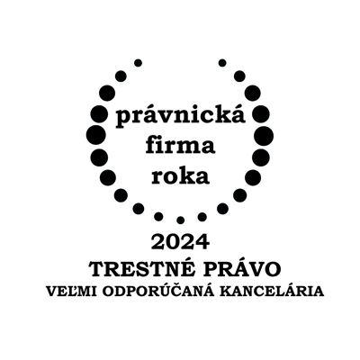 Právnická firma roka 2024 - Trestné právo